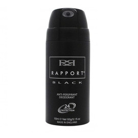Dana Rapport Black Deodorant Spray 150ml - LookincredibleDana Rapport5026445000462 Dana Rapport Black Deodorant Spray 150ml - LookincredibleDana Rapport5026445000462
