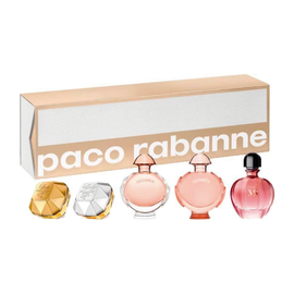 Paco Rabanne Ladies 5 Piece Mini Gift Set Special Travel Edition