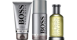 Hugo Boss BOSS Bottled Gift Set 100ml EDT + 100ml Shower Gel + 150ml Deodorant Spray - LookincredibleHugo Boss3616301398646 Hugo Boss BOSS Bottled Gift Set 100ml EDT + 100ml Shower Gel + 150ml Deodorant Spray - LookincredibleHugo Boss3616301398646