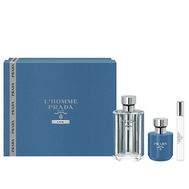 Prada L'homme L'eau Gift Set 100ml EDT + 10ml EDT + Shower Cream 100ml