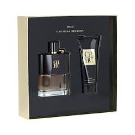 Carolina Herrera Men Prive Gift Set 100ml EDT + 100ml Aftershave Balm