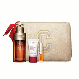 Clarins Double Serum Collection Gift Set 50ml Double Serum + 15ml Flash Balm + 1.4ml Lip Oil - LookincredibleClarins3666057114267 Clarins Double Serum Collection Gift Set 50ml Double Serum + 15ml Flash Balm + 1.4ml Lip Oil - LookincredibleClarins3666057114267