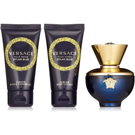 Versace Dylan Blue Pour Femme Gift Set 50ml EDP + 50ml Body Lotion + 50ml Shower Gel - LookincredibleVersace8011003876747 Versace Dylan Blue Pour Femme Gift Set 50ml EDP + 50ml Body Lotion + 50ml Shower Gel - LookincredibleVersace8011003876747