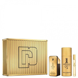 Paco Rabanne 1 Million Gift Set 50ml EDT + 150ml Deodorant Spray + 10ml EDT - LookincrediblePaco Rabanne3349668590643 Paco Rabanne 1 Million Gift Set 50ml EDT + 150ml Deodorant Spray + 10ml EDT - LookincrediblePaco Rabanne3349668590643