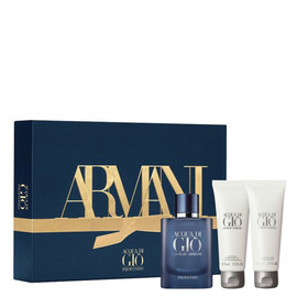Giorgio Armani Acqua Di Gio Profondo Gift Set 75ml EDP + 75ml Aftershave Balm + 75ml Shower Gel - LookincredibleGiorgio Armani3614273235587 Giorgio Armani Acqua Di Gio Profondo Gift Set 75ml EDP + 75ml Aftershave Balm + 75ml Shower Gel - LookincredibleGiorgio Armani3614273235587