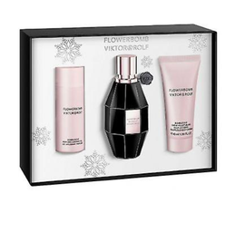 Viktor & Rolf Flowerbomb Midnight Eau de Parfum 50ml Spray + 50ml Shower Gel + 40ml Body Cream Gift Set Viktor & Rolf Flowerbomb Midnight Eau de Parfum 50ml Spray + 50ml Shower Gel + 40ml Body Cream Gift Set