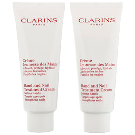 Clarins Hand & Nail Treatment Cream 2 x 100ml - LookincredibleClarins3666057072147