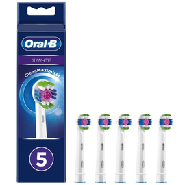 Oral-B 3DWhite Replacement Toothbrush Heads - 5 Refills
