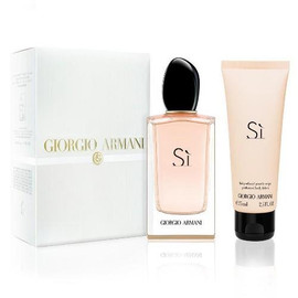 Giorgio Armani Si Gift Set 100ml EDP + 75ml Perfumed Body Lotion - LookincredibleGiorgio Armani3660732033157