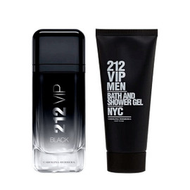 Carolina Herrera 212 Vip Black Gift Set 100ml EDP + 100ml Shower Gel