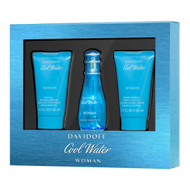 Davidoff Cool Water Woman Gift Set 30ml EDT + 50ml Shower Gel + 50ml Body Lotion Davidoff Cool Water Woman Gift Set 30ml EDT + 50ml Shower Gel + 50ml Body Lotion