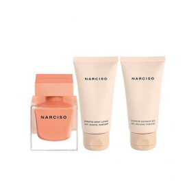 Narciso Rodriguez Ambree Gift Set 50ml EDP + 50ml Body Lotion + 50ml Shower Gel - LookincredibleNarciso Rodriguez3423473057055 Narciso Rodriguez Ambree Gift Set 50ml EDP + 50ml Body Lotion + 50ml Shower Gel - LookincredibleNarciso Rodriguez3423473057055