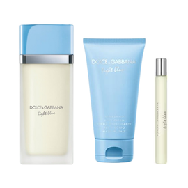 Dolce & Gabbana Light Blue Gift Set 100ml EDT + 50ml Body Lotion + 10ml EDT