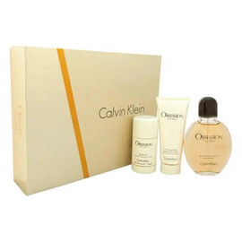 Calvin Klein Obsession For Men Gift Set 125ml EDT + 75ml Aftershave Balm + 75g Deodorant Stick - LookincredibleCalvin Klein3616303455309 Calvin Klein Obsession For Men Gift Set 125ml EDT + 75ml Aftershave Balm + 75g Deodorant Stick - LookincredibleCalvin Klein3616303455309