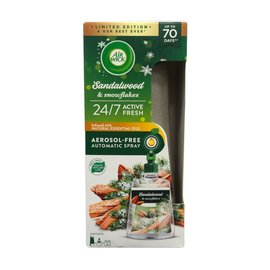 Air  Wick Air Freshner Sandalwood &  Snowflakes 24/7 Active Fresh Kit 228ml