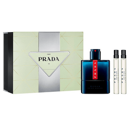 Prada Luna Rossa Ocean 100ml + 2x10ml Eau De Toilette Gift Set - LookincrediblePrada3614274111965