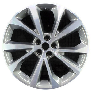 21" Ford Explorer Wheel Rim Factory OEM 10476 2020-2026 Machine Silver MB5Z1007A