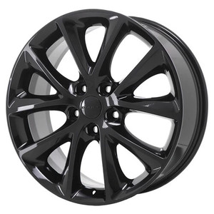20" DODGE DURANGO WHEEL RIM FACTORY OEM 2496 2011-2020 GLOSS BLACK 1XC17TRMAA