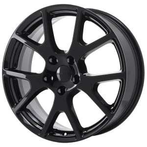 19" DODGE JOURNEY WHEEL RIM FACTORY OEM 2500 2011-2020 GLOSS BLACK 1RU20DX8AC