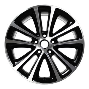 18" BUICK VERANO WHEEL RIM FACTORY OEM 4111 2015-2017 MACHINED BLACK 23405363