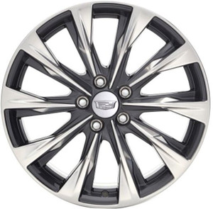 19" CADILLAC CT4 WHEEL RIM FACTORY OEM 4864 2020-2025 POLISH GREY 84256503