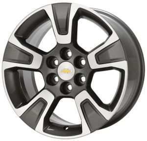 17" Chevrolet Colorado Wheel Rim Factory OEM 5671 2015-22 Machine Grey 94775680