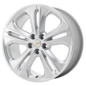 18" Chevrolet Cruze Wheel Rim Factory OEM 5750 2011-19 Machined Silver 13383414