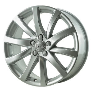 18" AUDI A4 WHEEL RIM FACTORY OEM 58911 2013-2014 SILVER 8K0601025BC