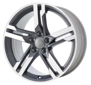 18" Audi A4 Wheel Rim Factory OEM 59002 2017-2019 Machined Grey 8W0601025M