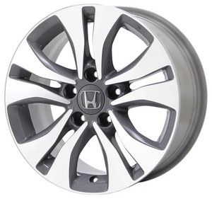 16" HONDA ACCORD WHEEL RIM FACTORY OEM 64046 2013-2015 MACHINED GREY 42700T2AA71