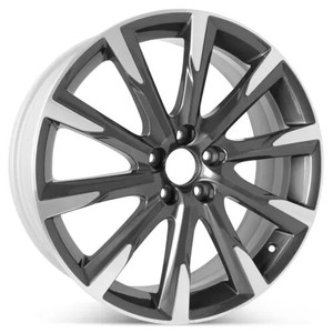 19 VOLVO S60 S80 V60 FACTORY OEM WHEEL 70395 2014-18 MACHINE GREY 313993081