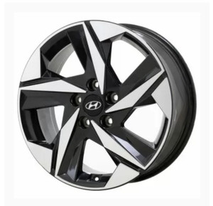 17" Hyundai Elantra Wheel Rim Factory OEM 71003 2021-23 Machine Black 52910AB300