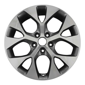 18" KIA SOUL WHEEL RIM FACTORY OEM 74662 2012-2013 MACHINED GREY 529102K750