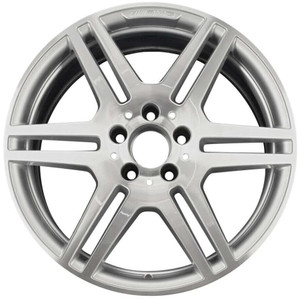 18" MERCEDES-BENZ E350 WHEEL RIM FACTORY OEM 85131 2010-2011 MACHINED SILVER