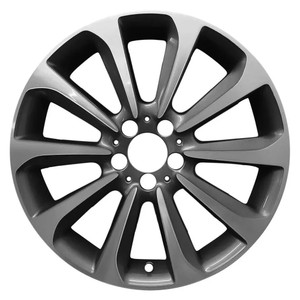 2018 MERCEDES C300 19X8.5 OEM WHEEL RIM 85574 2054013000 CNC GREY REAR