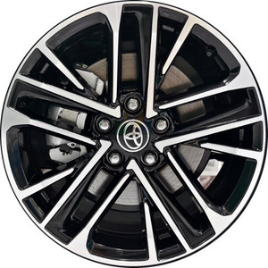 18" Toyota Camry Wheel Rim Factory OEM 95968 2025-2026 Machine Black 42611AQ020