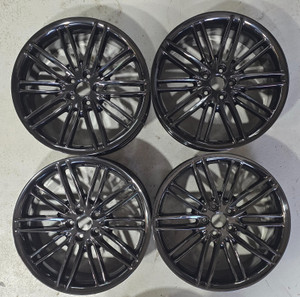 20" LINCOLN MKT WHEELS RIMS FACTORY OEM 3937 2013-2019 GLOSS BLACK SET OF 4