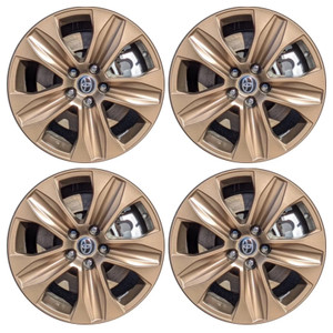 18" TOYOTA HIGHLANDER WHEELS RIMS FACTORY OEM 75264 2020-2024 BRONZE SET