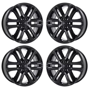 22" Ford F150 Truck Gloss Black wheels rims Factory OEM set 3918 DL3Z1007C
