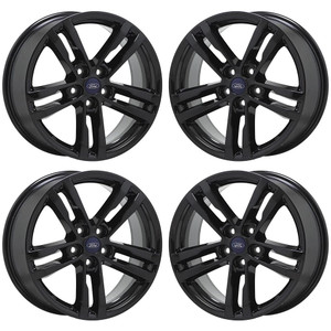 18" Ford Explorer Wheels Rims Factory OEM 2020-2024 10266 Gloss Black LB5Z1007A