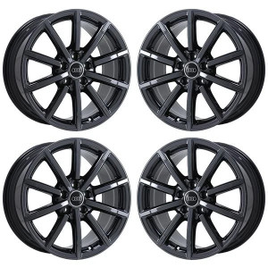 18" Audi A3 Wheels Rims Factory OEM 58949 2015-2019 Gloss Black 8V0601025AQ