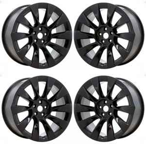 20" TESLA MODEL Y WHEELS RIMS FACTORY OEM 96965 2020-23 Satin Black SET