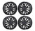 19" FORD ESCAPE GLOSS BLACK WHEELS RIMS OEM SET (4) 2020-2022 10259