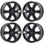20" FORD F150  GLOSS BLACK WHEELS RIMS FACTORY OEM STOCK 10005 2007-2019 SET