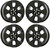 22" FORD F150 LIGHTNING GLOSS BLACK WHEELS RIMS FACTORY OEM 10472 2022-2024 SET