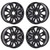 20" FORD F150 EXPEDITION  GLOSS BLACK WHEELS RIMS FACTORY OEM 3788 2005-2019 SET