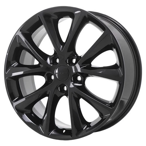 20" DODGE DURANGO WHEEL RIM FACTORY OEM 2496 2011-2020 GLOSS BLACK 1XC17TRMAA