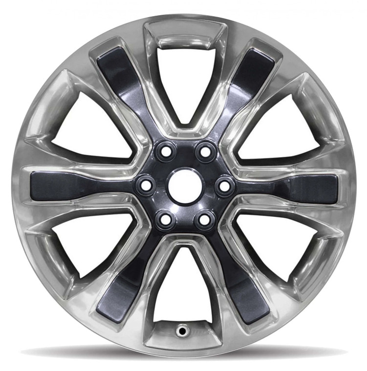 20" DODGE RAM 1500 WHEEL RIM FACTORY OEM 2678 2019-2024 POLISHED GREY