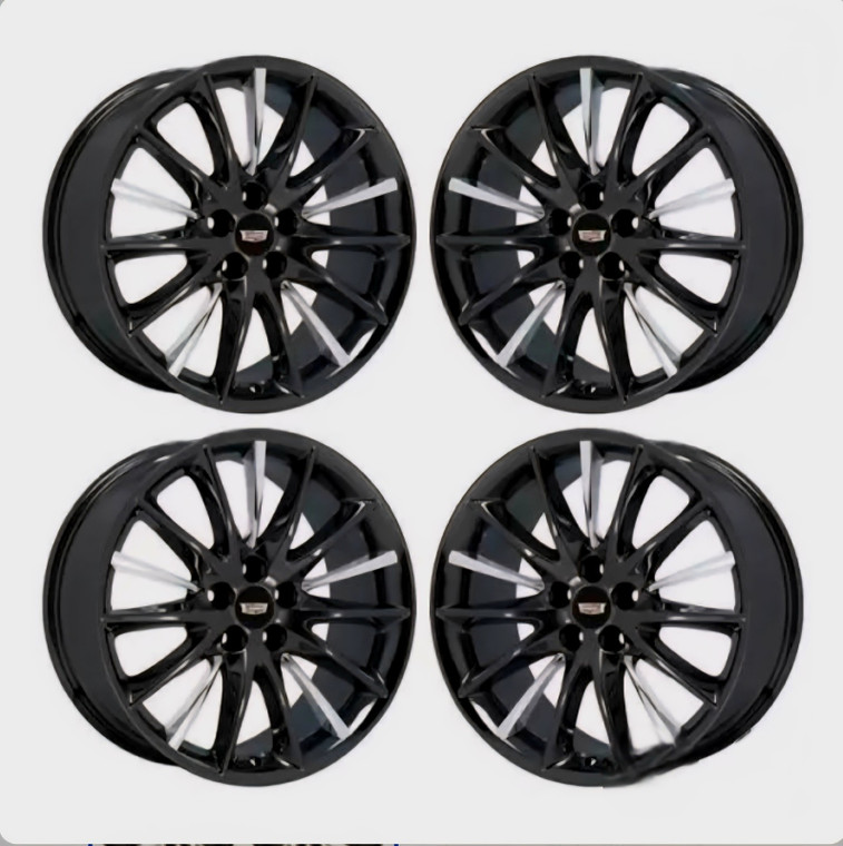 20" Cadillac XTS Wheel Rim Factory OEM 4699 Gloss Black 2013-2019 22887108