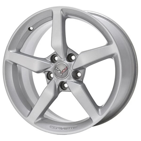 18" CHEVROLET CORVETTE WHEEL RIM FACTORY OEM 5632 FRONT 2014-2016 SILVER